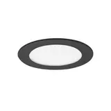 BRUMBERG 12451183 LED-Einbaupanel FLAT350 rund 6 W, 490 lm, 2700K, 115° | strukturschwarz