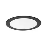 BRUMBERG 12453183 LED-Einbaupanel FLAT350 rund 16 W, 1660 lm, 2700-4000K, 115° | strukturschwarz