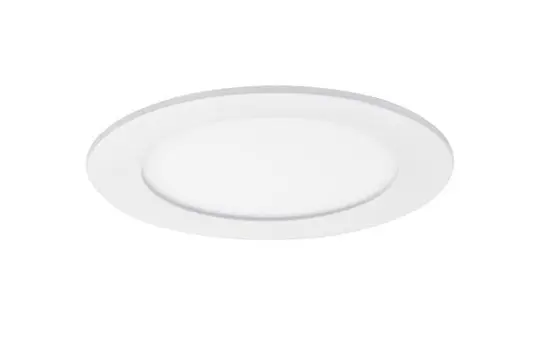 BRUMBERG 12451173 LED-Einbaupanel FLAT350 rund 6 W, 490 lm, 2700K, 115° | strukturweiß