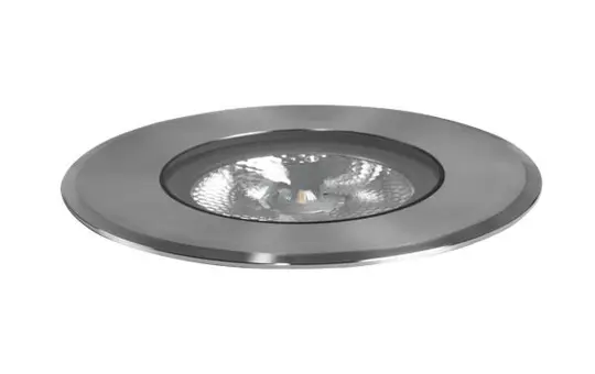 BRUMBERG 14035223 LED-Bodenanbauleuchte HYBRIDE FLAT 9 W, 450 lm, 3000K, 30° | edelstahl matt
