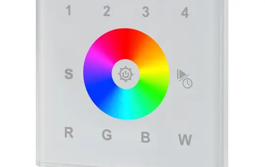BRUMBERG 18252070 DALI-DT6 RGBW-Wandpanel weiß