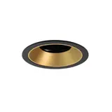 BRUMBERG 20173860 Einbaustrahler BINATO rund, 13 W | strukturschwarz/gold matt