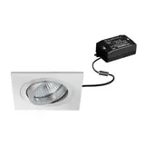 BRUMBERG 38310253 LED-Einbaustrahlerset JANIA quadratisch, schaltbar | alu matt