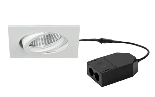 BRUMBERG 39385173 LED-Einbaustrahlerset LOOP® quadratisch | strukturweiß