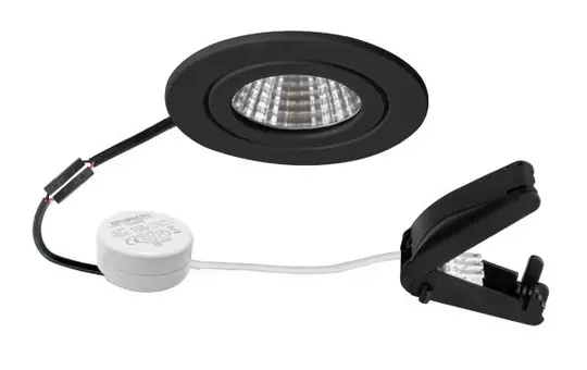 BRUMBERG 40475083 LED-Einbaudownlight ITANSA BB15 rund, dimmbar (Rundkonverter), Anschlussbox | schwarz matt
