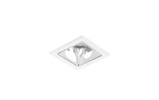 BRUMBERG 40641174 LED-Einbaudownlight APOLLO MICRO quadrat, hochglänzend, 7 W, 873 lm, 4000K, 55° | strukturweiß