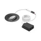 BRUMBERG 41413183 LED-Einbaustrahlerset ABACO DALI IP44, rund | strukturschwarz