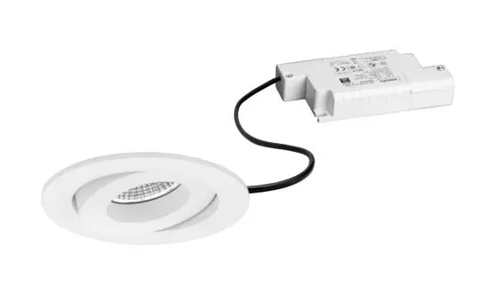 BRUMBERG 39377173 LED-Einbaustrahlerset BB33 Phasenabschnitt dimmbar | strukturweiß