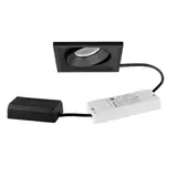 BRUMBERG 41499183 LED-Einbaustrahlerset BB38 DALI dimmbar, Anschlussbox | strukturschwarz