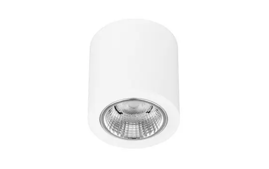 BRUMBERG 43612173 LED-Anbaudownlight APOLLO MINI rund, facettiert, 10,5 W, 1408 lm, 3000K, 55° | strukturweiß