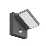 BRUMBERG 65131103 LED-Wandanbauleuchte APORIA 14 W, 6500 lm, 3000K, 120° | strukturgraphit