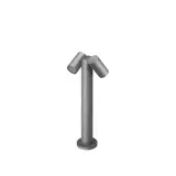 BRUMBERG 65362100 Pollerleuchte LUZON GU10 2-fach | strukturgraphit | 450 mm