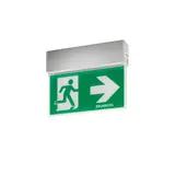 BRUMBERG 79230264 LED-Rettungszeichenleuchte RESCUE TWO Erkennungsweite 25 m, flach | aluminium eloxiert