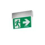 BRUMBERG 79231264 LED-Rettungszeichenleuchte RESCUE TWO Erkennungsweite 25 m, gewölbt | aluminium eloxiert