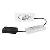 BRUMBERG 41465173 LED-Einbaustrahlerset BB05 DALI dimmbar, Anschlussbox | strukturweiß