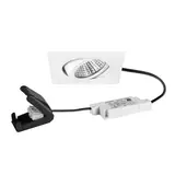 BRUMBERG 39465173 LED-Einbaustrahlerset BB05 Phasenabschnitt dimmbar, Anschlussbox | strukturweiß