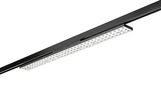 BRUMBERG 44023183DA LED-Schienenstrahler BALI MAXI DALI rechteckig, 50 W, 7000 lm, 3000K, 72°/53° | strukturschwarz