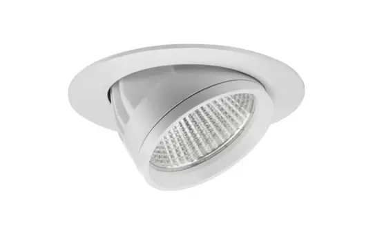 BRUMBERG 88263173DA LED-Einbaustrahler ARTEMIS MIDI DALI rund, facettiert, 31,5 W, 3960 lm, 3000K, 30° | strukturweiß