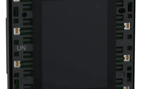 MERTEN MEG6194-6010S KNX Tastsensor Flex System Design 4-fach, secure | schwarz