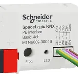 MERTEN MTN6002-0004S KNX Secure Tasterschnittstelle 4-fach