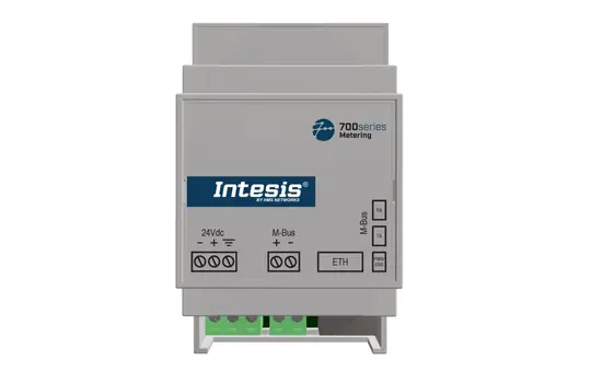 INTESIS IN712MEB0500000 M-Bus Gateway zu Modbus & BACnet IP bis zu 50 Energiezähler