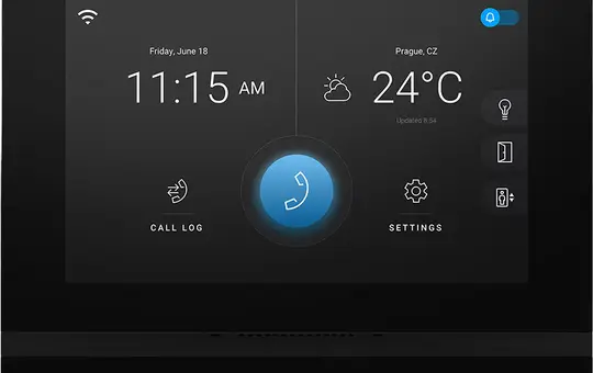 2N 91378611 Indoor View Innensprechstelle Wi-Fi | schwarz | 7 Zoll