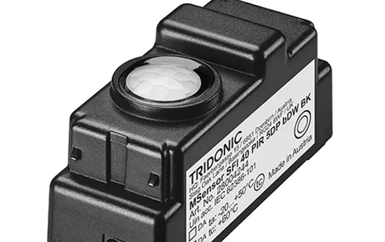 TRIDONIC 28004244 CASAMBI-Einbau-Bewegungsmelder Msensor länglich | schwarz | 5 m