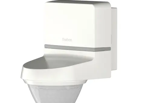 THEBEN TECTA D280i WH Wandbewegungsmelder TECTA 280°, 24 m, App-Steuerung | weiß