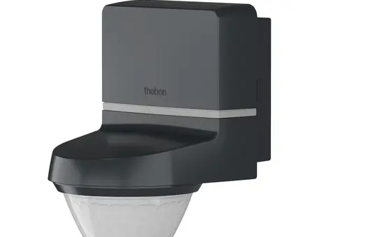 THEBEN TECTA D280i AN Wandbewegungsmelder TECTA 280°, 24 m, App-Steuerung | anthrazit