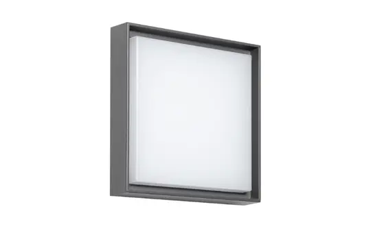 DOTLUX 4746-030120 LED-Wandleuchte WALL square, 14 W, 3000 K | anthrazit