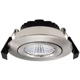 DOTLUX 5428-030038 LED-Deckenstrahler CIRCLEminidim 6 W, 3000 K | edelstahl
