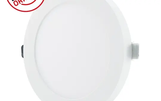 DOTLUX 4446-0FW120 LED-Einbau-Panel UNISIZE rund 12 W, ColorSelect | weiß