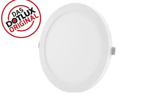 DOTLUX 4447-0FW120 LED-Einbau-Panel UNISIZE rund 18 W, ColorSelect | weiß