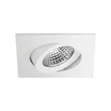 BRUMBERG 12648173 LED-Einbaustrahler OLENI eckig, 6,7 W, 570 lm, 3000K, 38° | strukturweiß