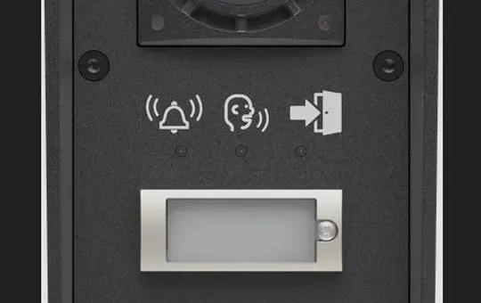 2N 9151301CRP Gegensprechanlage EntryCom IP Force 2.0 1 Ruftaste, Kamera, Piktogramm/Kartenleser