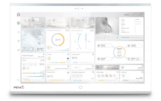 PEAKNX PNX14-10001.01 Touchpanel Control 16 Standard | silber