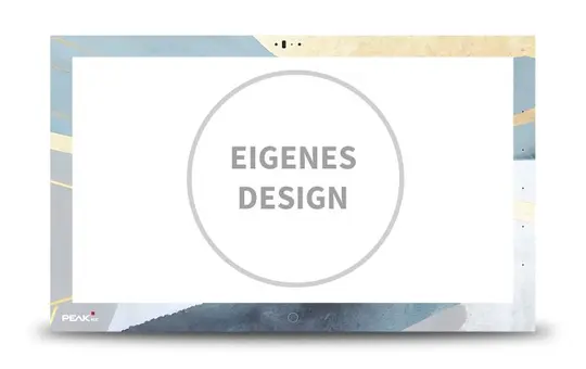 PEAKNX PNX14-10002.06 Frontglas Eigenes Design Control 16 ohne PEAKnx-Logo