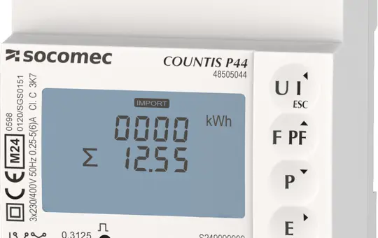 SOCOMEC COUNTIS P46 Wandler-Wirkenergiezähler (48505046) 3-phasig, 1/5 A, Mbus