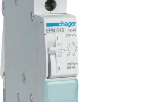 HAGER EPN515 Fernschalter 1 Schließer + 1 Öffner, 110 V