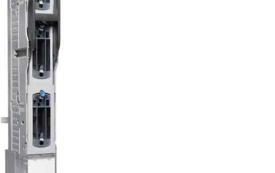 HAGER LVS0060SPX NH-Sicherungs-Lastschaltleiste NH00, 3-polig, 60 mm, Schraubanschluss