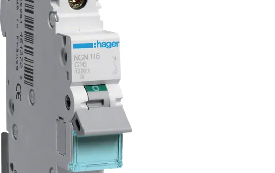 HAGER NCN116 Leitungsschutzschalter 1-polig 15 kA Typ C 16 A
