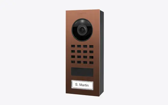 DOORBIRD D1101V IP-Video-Türstation AP (423867437) 1-fach | bronze-optik