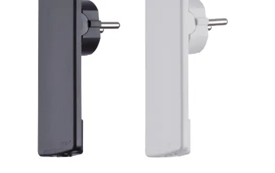 SCHULTE 151000000300 EVOline SCHUKO-Stecker Plug ohne Kabel | weiß