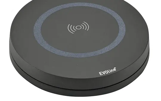 SCHULTE 159909131400 EVOline Drehdeckel DisQ USB-C Steckernetzteil, für Circle80 | schwarz