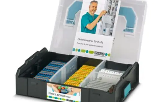 PHOENIX 1182117 System-Paket L-BOXX Mini 10 Verteilerbl, 10 Tragschienen