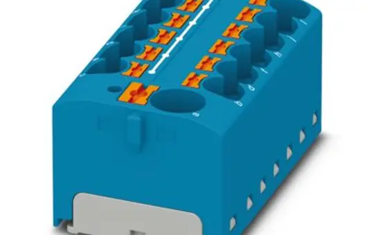 PHOENIX 3273880 Verteilerblock PTFIX 13-fach | blau | 4 mm²