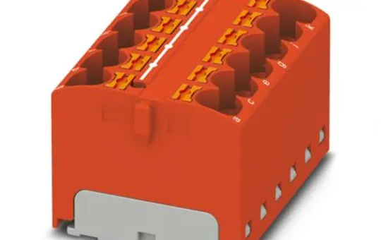 PHOENIX 3273816 Verteilerblock PTFIX 12-fach | rot | 4 mm²