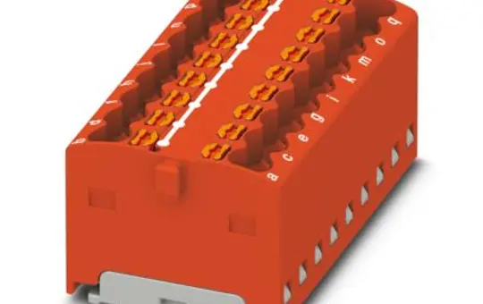 PHOENIX 3002767 Verteilerblock PTFIX 18-fach | rot | 1,5 mm²