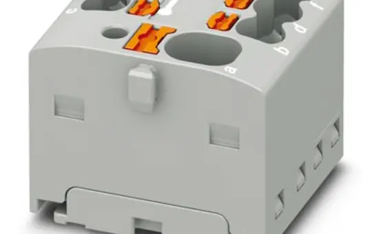 PHOENIX 1047466 Verteilerblock PTFIX 7-fach | grau | 1,5 mm²