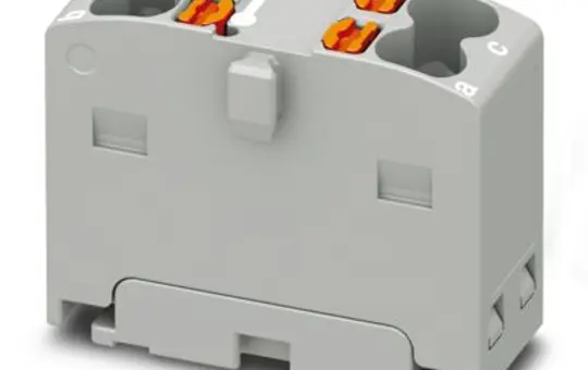 PHOENIX 1046608 Verteilerblock PTFIX 4-fach | grau | 1,5 mm²